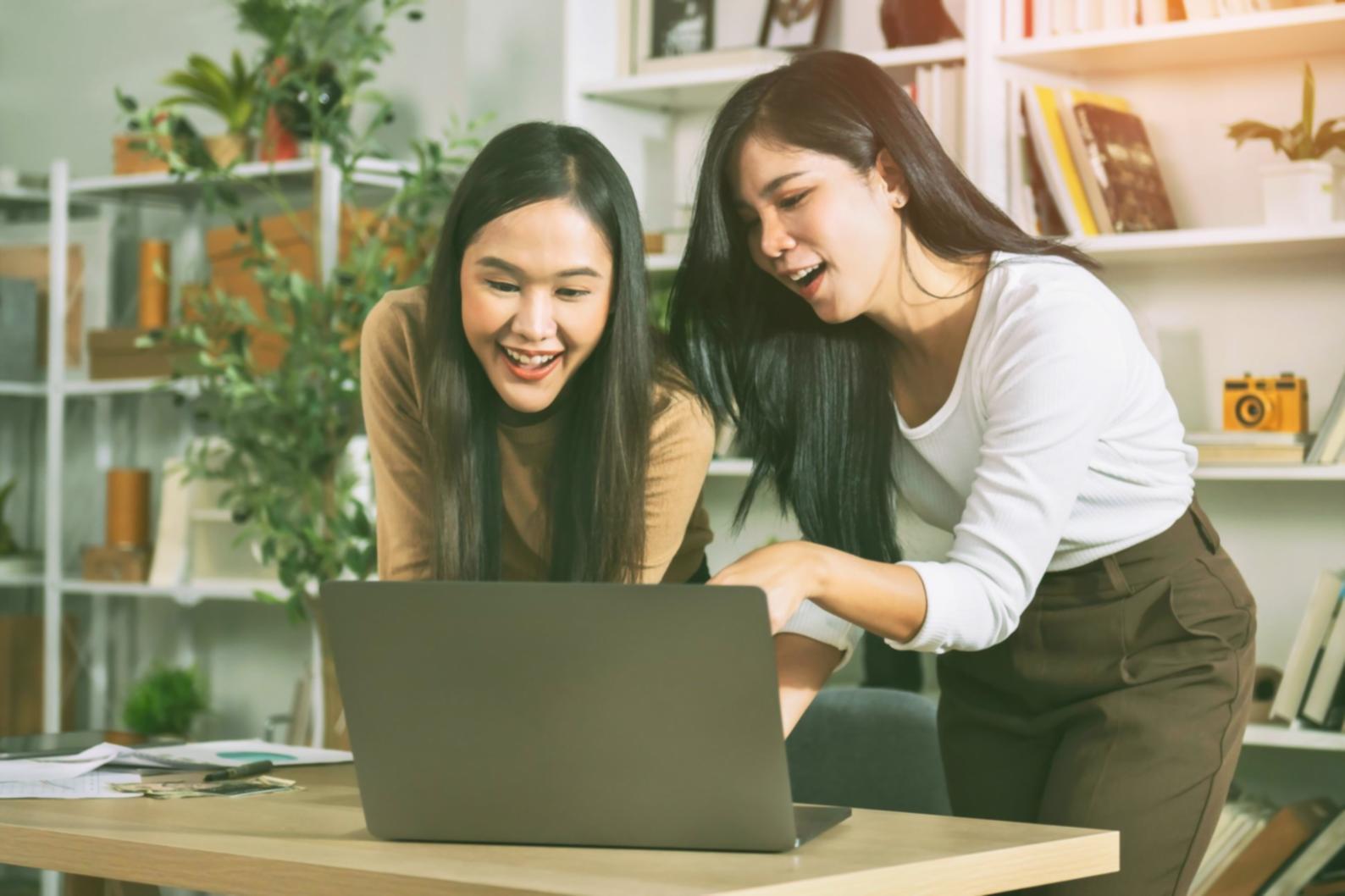 SEO content writing workspace with research materials